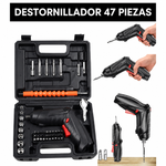 Destornillador Inalámbrico 47 PZS 🪛🔩🧰 + ENVÍO GRATIS 🚚