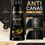 Shampoo Tinte 3 en 1 Herbal - Cobertura de Canas Instantánea (500ml)