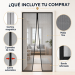 🦟🪰 Cortina Mosquitera Magnética Frío/calor + ENVÍO GRATIS 🚚