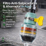 🚰 Filtro Con 6 capas Y Ahorrador De Agua💧+ ENVIO GRATIS 🚐
